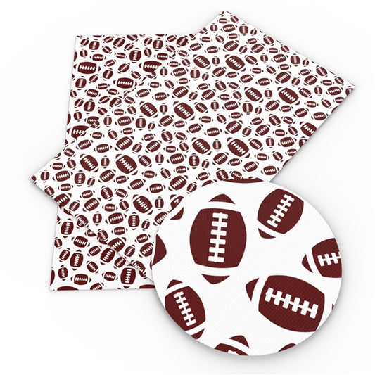Football Faux Leather Sheet