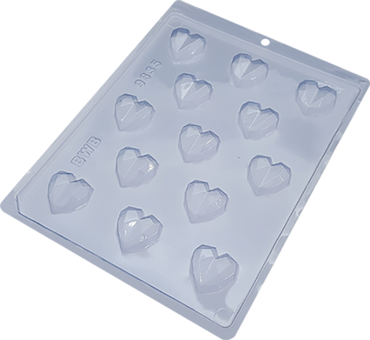 Faceted Heart Simple Mold