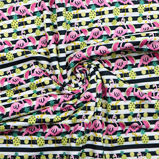 Flamingo Double Brushed Poly Fabric